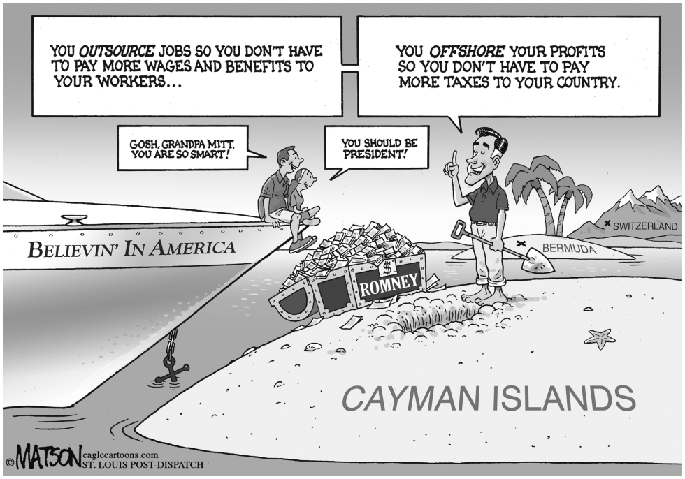  ROMNEY EXPLAINS OUTSOURCING AND OFFSHORING by RJ Matson