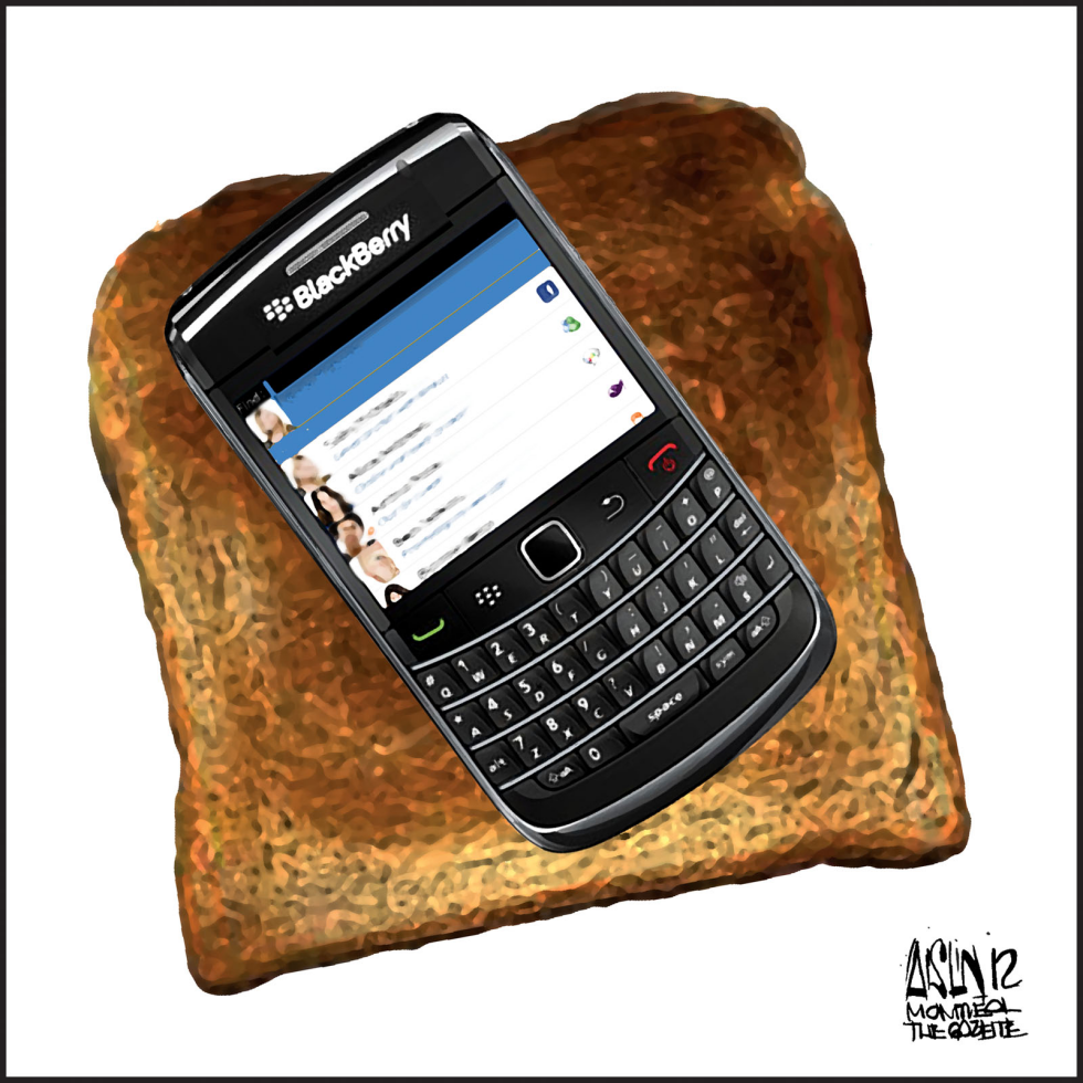  RIM-BLACKBERRY IS TOAST by Aislin