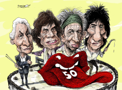 ROLLING STONES, GOLD JUBILEE by Petar Pismestrovic