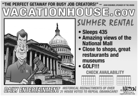 VACATION HOUSE OF REPRESENTATIVES by RJ Matson