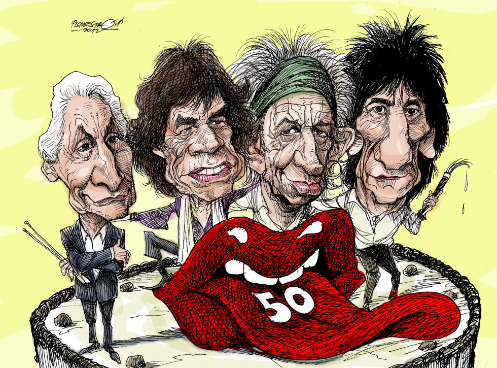  ROLLING STONES, JUBILEO DE ORO by Petar Pismestrovic