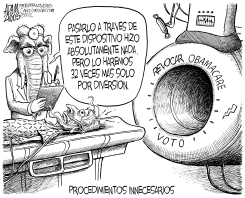 VOTOS PARA REVOCAR EL OBAMACARE by Adam Zyglis