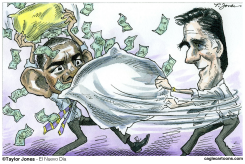 OBAMA VS ROMNEY by Taylor Jones