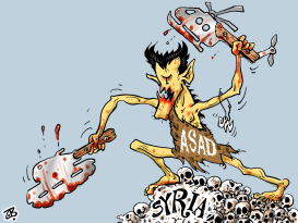 ASAD IN SYRIA  by Emad Hajjaj