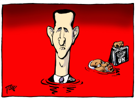 ASSAD AND UNO by Tom Janssen