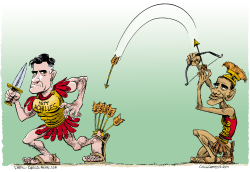 MITT ACHILLES by Daryl Cagle