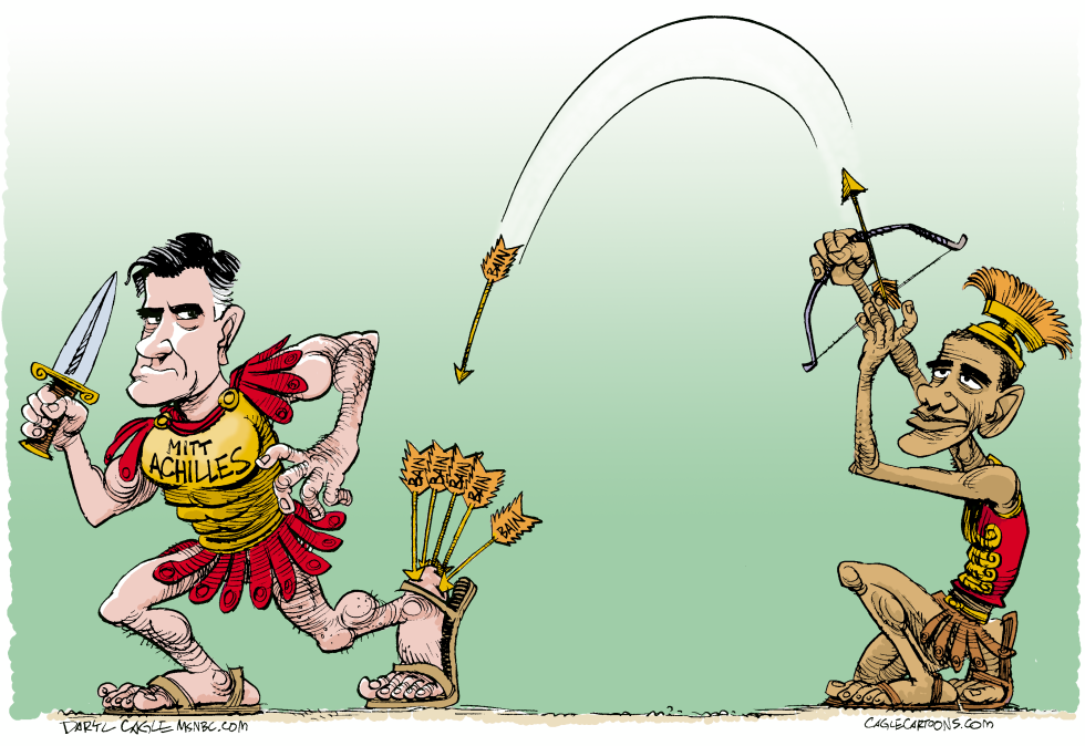  MITT ACHILLES by Daryl Cagle