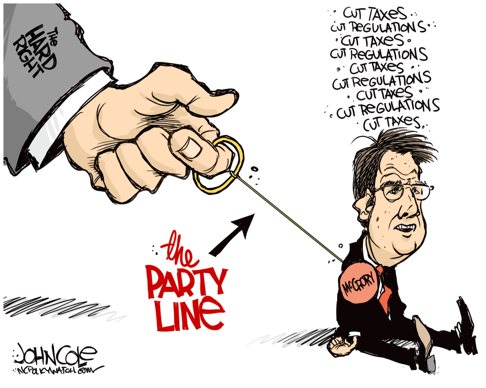  LOCAL NC  MCCRORY AND THE PARTY LINE by John Cole