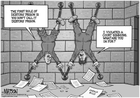 FIRST RULE OF DEBTORS PRISON by RJ Matson