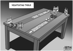 NEGOTIATING TABLE by RJ Matson