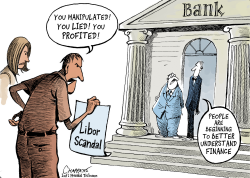 LIBOR SCANDAL by Patrick Chappatte