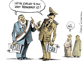 EGYPT STANDOFF by Patrick Chappatte