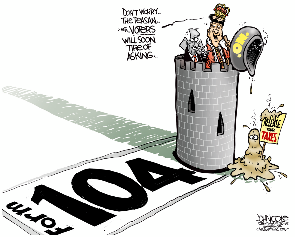  ROMNEY TAX RETURNS by John Cole