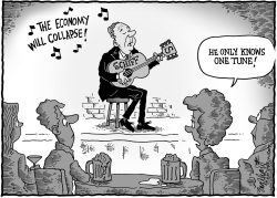 PETER SCHIFF AGAIN AND AGAIN by Bob Englehart