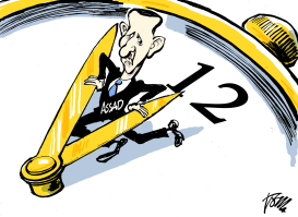 TIME IS UP FOR ASSAD by Tom Janssen