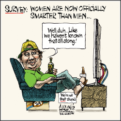 WOMEN ARE SMARTER THAN MEN by Aislin