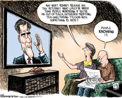 ROMNEY TAX RETURNS by Kevin Siers