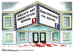 ADO THEATER MASSACRE by Dave Granlund