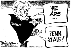 WE ARE PENN STATE by Milt Priggee