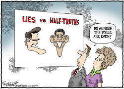 MITT AND OBAMA by Bob Englehart