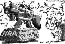 1 NAION UNDER GUN by Pat Bagley