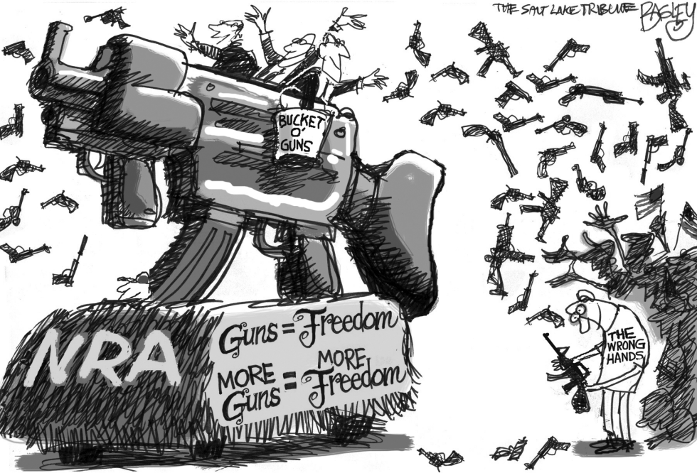  1 NAION UNDER GUN by Pat Bagley