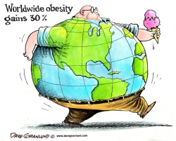 WORLD OBESITY by Dave Granlund