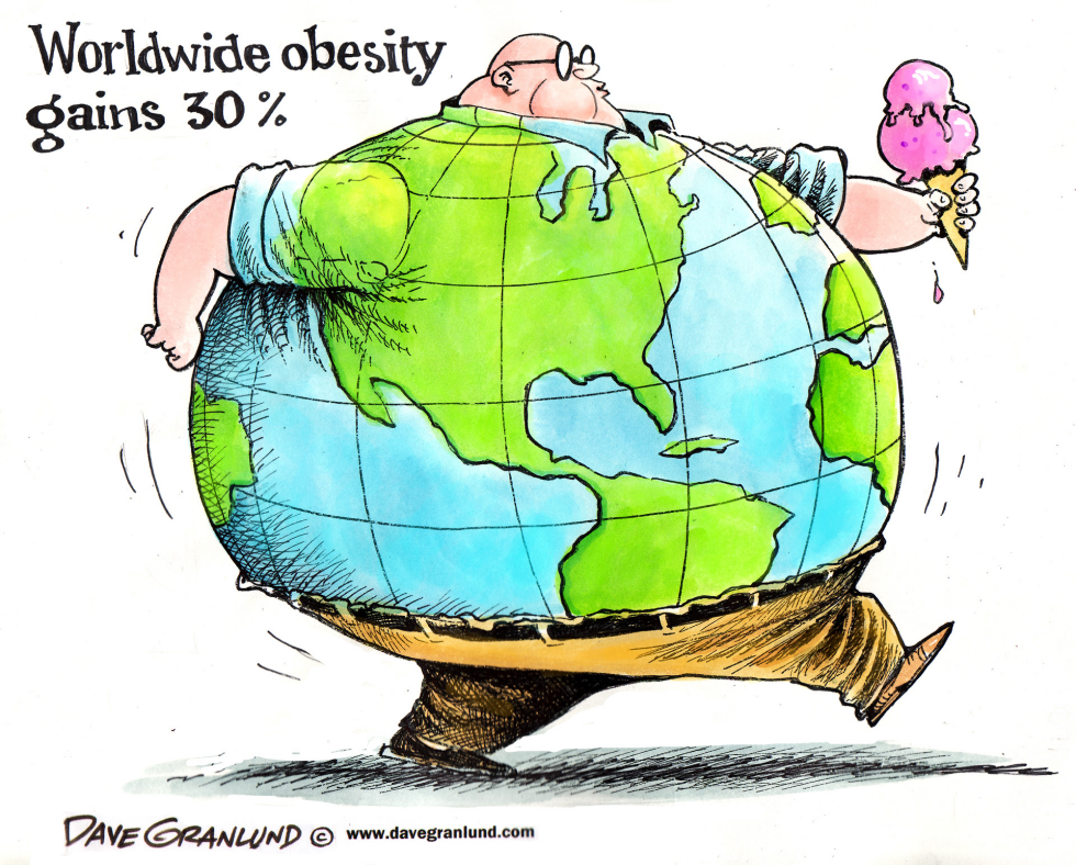  WORLD OBESITY by Dave Granlund