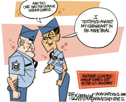 MILITARY RAPE CULTURE by David Fitzsimmons