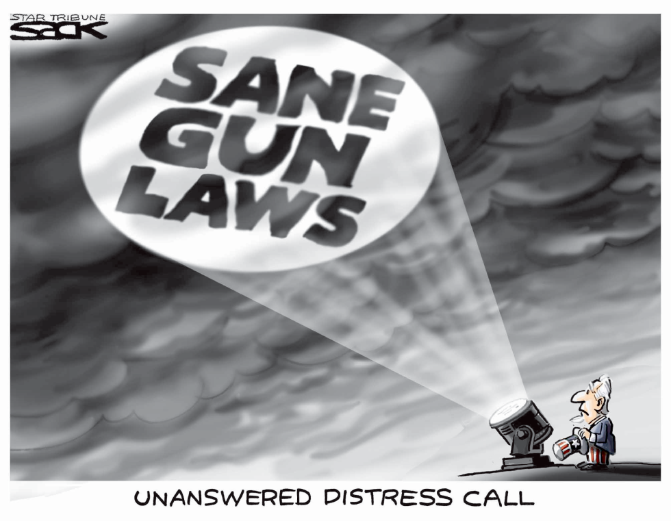  SANE GUN LAWS by Steve Sack