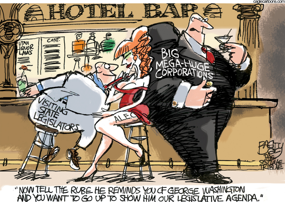  ALEC COMES TO UTAH by Pat Bagley