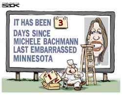 MICHELLE BACHMANN by Steve Sack