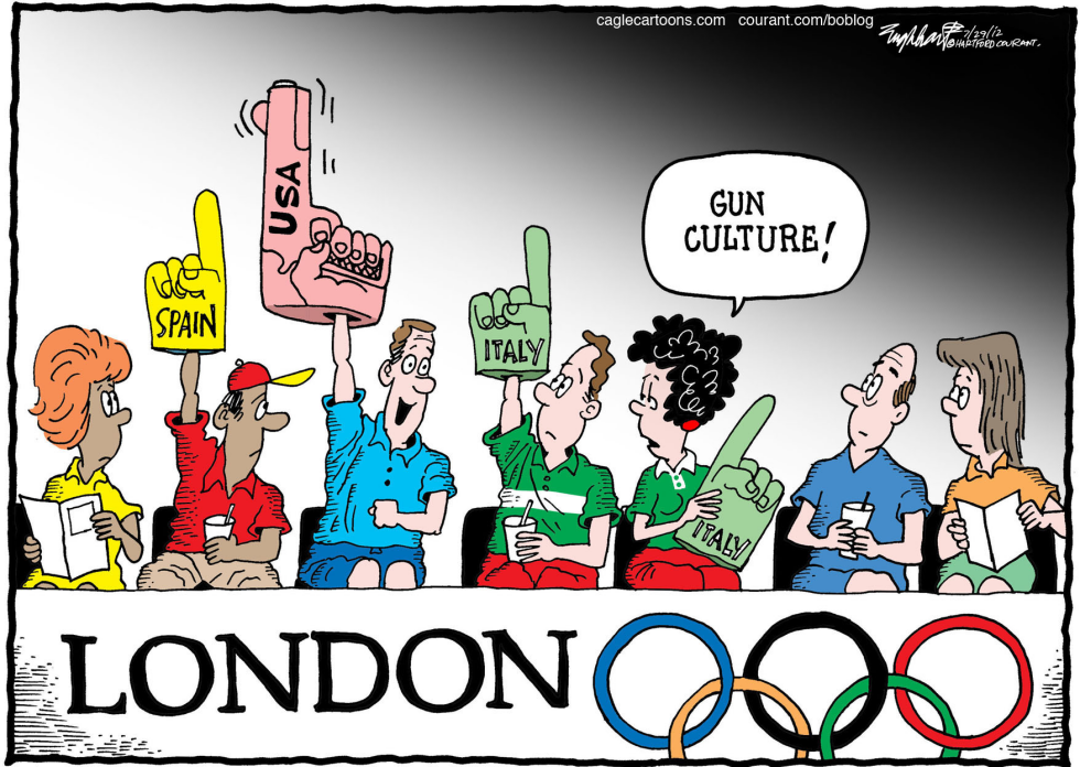  USA AT THE OLYMPICS by Bob Englehart