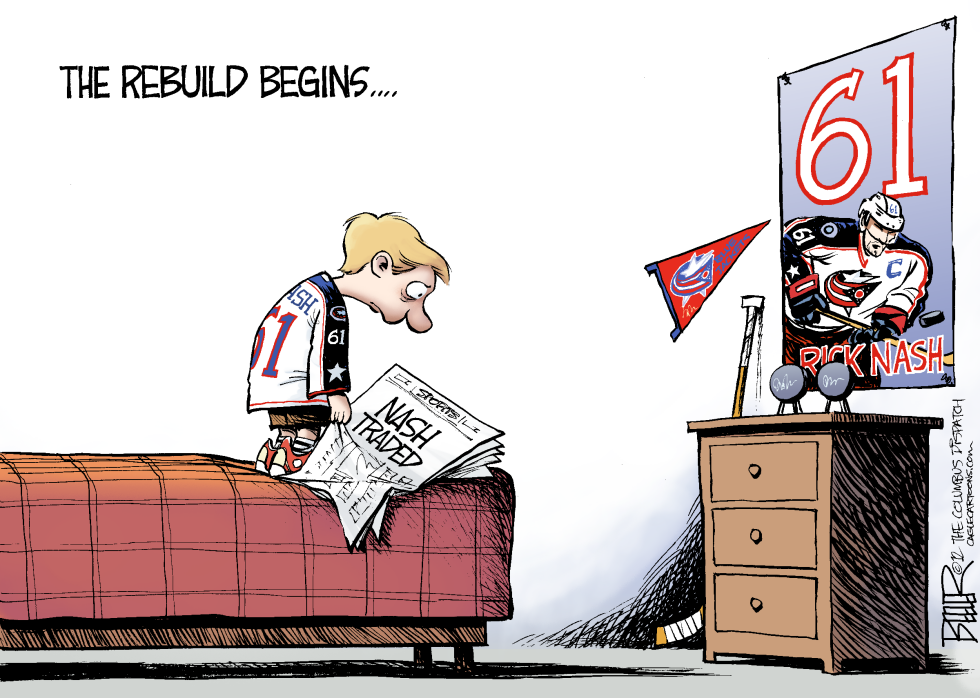  LOCAL OH - THE RICK NASH TRADE by Nate Beeler