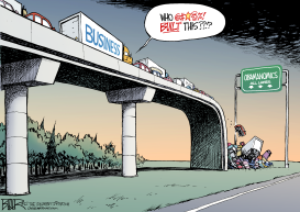 OBAMA BUILT THAT by Nate Beeler