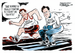 ROMNEY OLYMPICS by Jeff Koterba