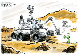 CURIOSITY MARS ROVER by Jeff Koterba