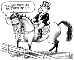 RICH CULTURE OF ROMNEY by Adam Zyglis