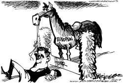 ROMNEY RIDER by Milt Priggee