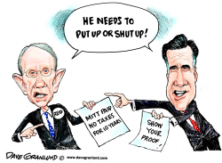 REID VS ROMNEY by Dave Granlund