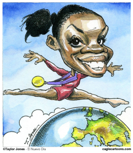 GABBY DOUGLAS  by Taylor Jones