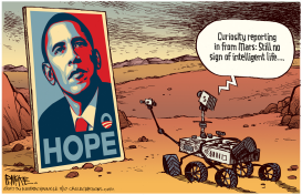 NO INTELLIGENT LIFE ON MARS by Rick McKee