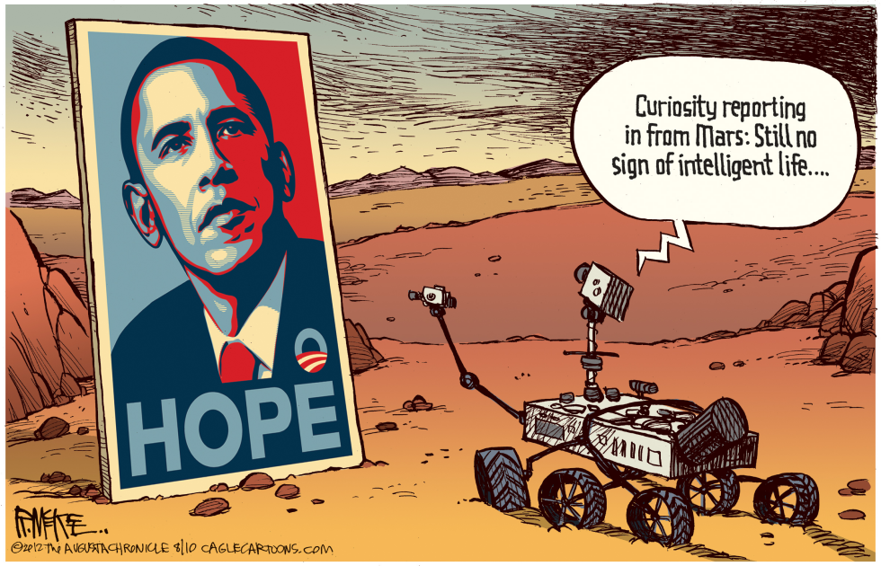  NO INTELLIGENT LIFE ON MARS by Rick McKee