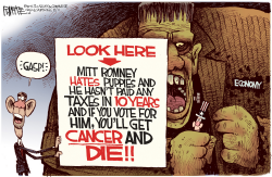 OBAMA CANCER AGENT by Rick McKee