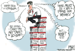 ROMNEY TAXES by Pat Bagley