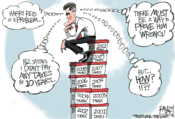 ROMNEY TAXES by Pat Bagley