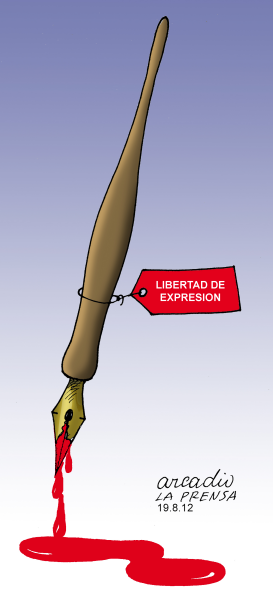 LIBERTAD DE EXPRESIóN ATACADA by Arcadio Esquivel