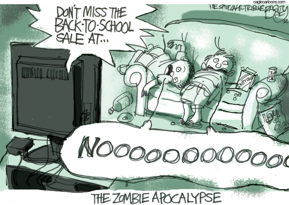  BACK-TO-SCHOOL APOCALYPSE by Pat Bagley