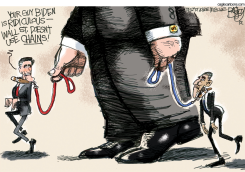 THE REINS OF POWER by Pat Bagley