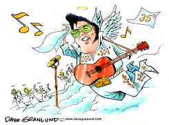 ELVIS PRESLEY 35TH by Dave Granlund